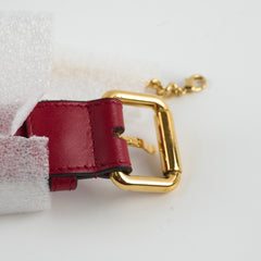 Fendi 2 in 1 Belt Crossbody Bag Dark Red