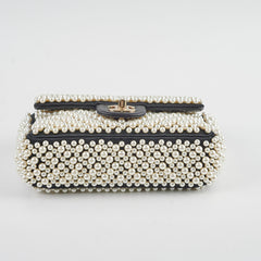 Chanel Pearl Mini Rectangular Bag Black 27 Series