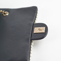 Chanel Pearl Mini Rectangular Bag Black 27 Series