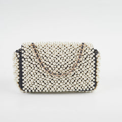 Chanel Pearl Mini Rectangular Bag Black 27 Series