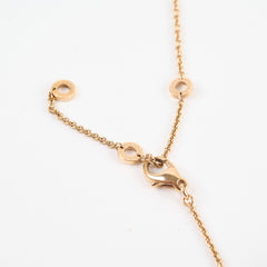 Bvlgari B.zero.1 necklace Diamonds Rose Pink Gold