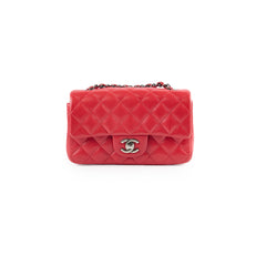 Chanel Mini Rectangular Caviar Red