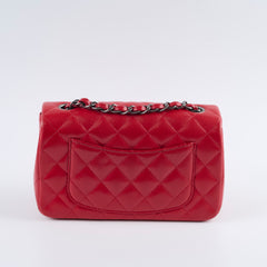 Chanel Mini Rectangular Caviar Red