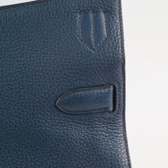 Hermes Jypsiere 34 Navy Square Q Stamp