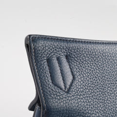 Hermes Jypsiere 34 Navy Square Q Stamp