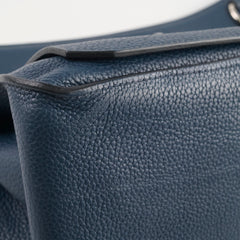 Hermes Jypsiere 34 Navy Square Q Stamp