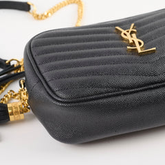 Saint Laurent Mini Lou Camera Bag Black