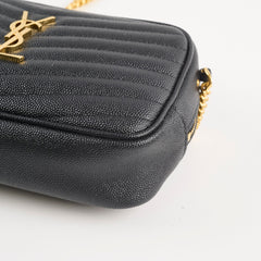 Saint Laurent Mini Lou Camera Bag Black