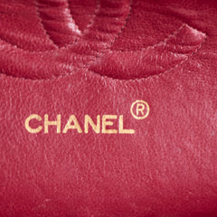 Chanel 24K M/L Classic Flap Vintage Jersey Black