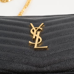 Saint Laurent Mini Lou Camera Bag Black