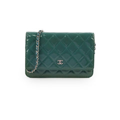 Chanel Wallet on Chain WOC Blue/Green/Turquoise