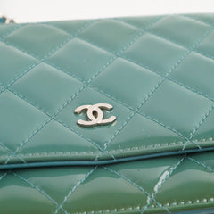 Chanel Wallet on Chain WOC Blue/Green/Turquoise