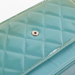 Chanel Wallet on Chain WOC Blue/Green/Turquoise