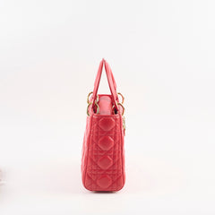 Christian Dior Small Lady Dior ABC Red