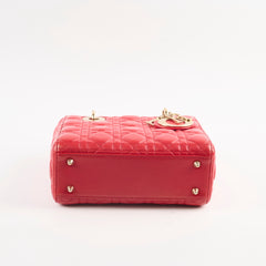Christian Dior Small Lady Dior ABC Red