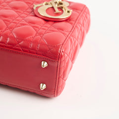 Christian Dior Small Lady Dior ABC Red
