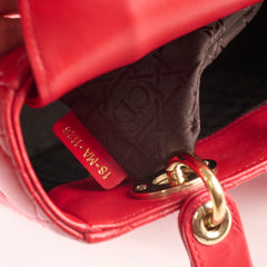 Christian Dior Small Lady Dior ABC Red