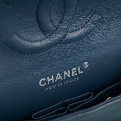 Chanel Medium/Large Double Classic Flap Blue