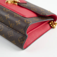 Louis Vuitton Victorie Chain Bag Monogram/Red