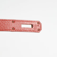 Hermes Hac Birkin 32 Rouge H Stamp 2004