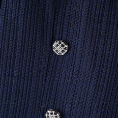 Chanel Double Breasted Playsuit Navy Size 36