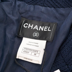 Chanel Double Breasted Playsuit Navy Size 36