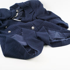 Chanel Double Breasted Playsuit Navy Size 36