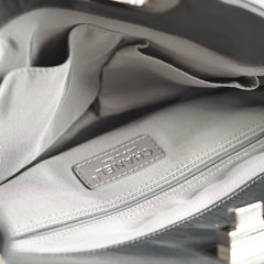 Chanel Igloo Accordian Tote Lambskin Dark Grey