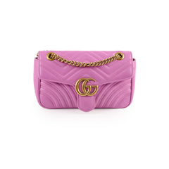 Gucci GG Marmont Shoulder Bag Medium Pink