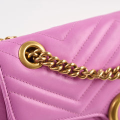 Gucci GG Marmont Shoulder Bag Medium Pink