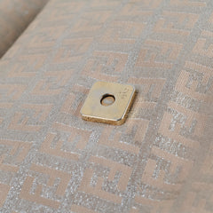 Fendi Baguette Metallic Fabric Bag Light Pink