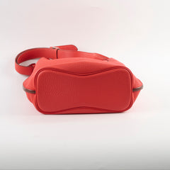 Hermes So Kelly Clemence SHW Capucine Q Square Stamp