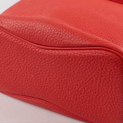 Hermes So Kelly Clemence SHW Capucine Q Square Stamp