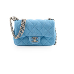 Chanel Seasonal Denim Rectangular Blue 2024