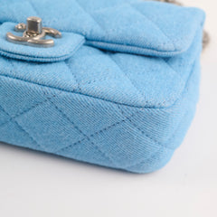 Chanel Seasonal Denim Rectangular Blue 2024