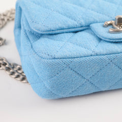 Chanel Seasonal Denim Rectangular Blue 2024