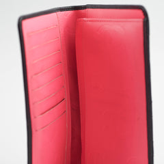 Chanel Cambon Long Flap Wallet Calfskin Black/Pink