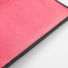 Chanel Cambon Long Flap Wallet Calfskin Black/Pink