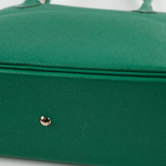 Hermes Bolide 27 Green Espom A Stamp 2017