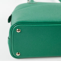 Hermes Bolide 27 Green Espom A Stamp 2017