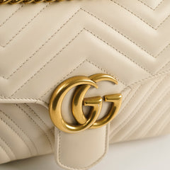 Gucci Marmont Medium Cream