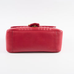 Gucci Medium GG Marmont Top Handle Red