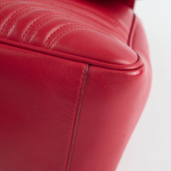 Gucci Medium GG Marmont Top Handle Red
