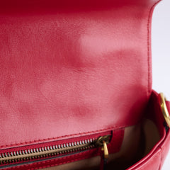 Gucci Medium GG Marmont Top Handle Red