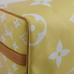 Louis Vuitton Speedy 25 Bandoulisere Bag By The Pool Monogram Giant Pink/Yellow