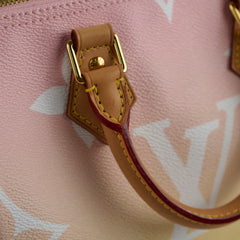 Louis Vuitton Speedy 25 Bandoulisere Bag By The Pool Monogram Giant Pink/Yellow