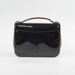 Louis Vuitton Cherrywood Monogram Patent Bag Black