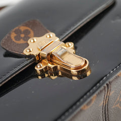 Louis Vuitton Cherrywood Monogram Patent Bag Black
