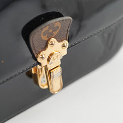 Louis Vuitton Cherrywood Monogram Patent Bag Black