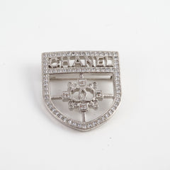 Chanel Shield Crystal Brooch